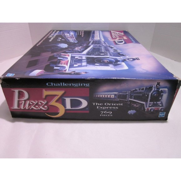 Vintage 1998 The Orient Express 1920's Train 3-D Puzzle from Hasbro 769 Pieces - Picture 5 of 6